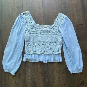 Sim & Sam Crochet Blouse